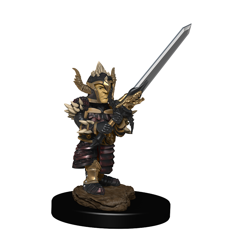 DND ICONS O/T REALMS HALFLING FIGHTER MALE PREM