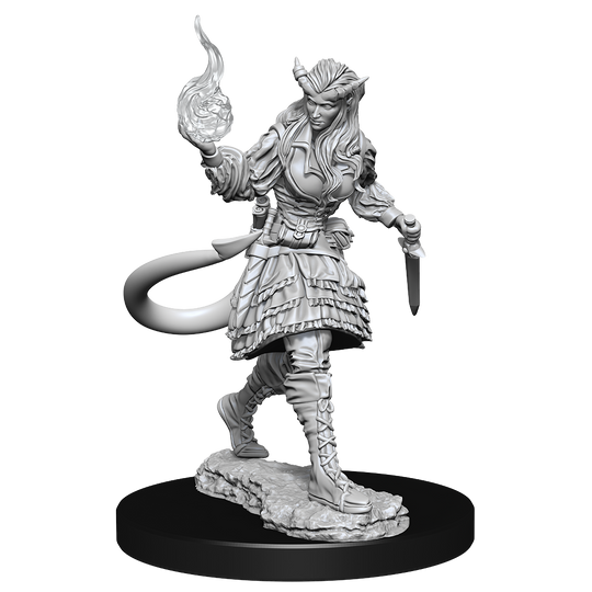 DND UNPAINTED MINIS WV15 TIEFLING SORCERER FEMALE
