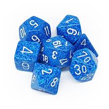 Chessex Speckled Water Polyhedral 7 Die Set