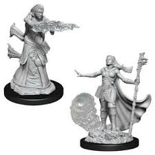 D&D Primed Miniatures Human Wizard | The CG Realm