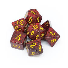 Chessex Speckled Mercury Polyhedral 7 Die Set