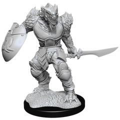 DND UNPAINTED MINIS WV15 DRAGONBORN FIGHTER MALE | The CG Realm