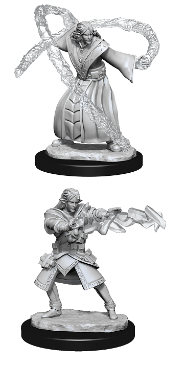 DND UNPAINTED MINIS WV13 ELF WIZARD MALE | The CG Realm