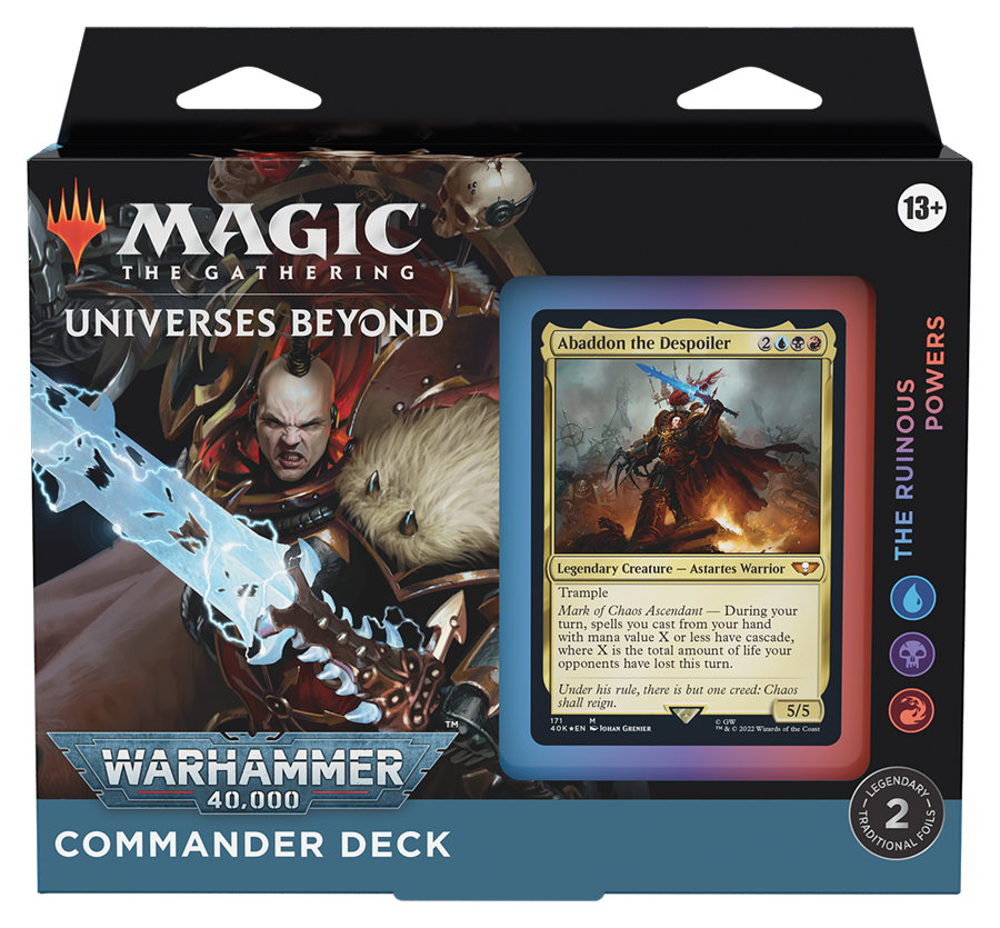 MTG WARHAMMER 40000 COMMANDER REGULAR DECK (Release Date:  2022-10-07) | The CG Realm
