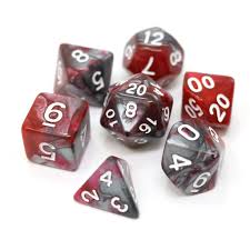 Die Hard Dice POLY RPG SET - DRAGON'S BLOOD