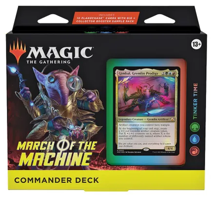 March of the Machine Commander Deck - Tinker Time - Commander: March of the Machine