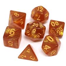Die Hard Dice POLY RPG SET - SUMMER SOLSTICE