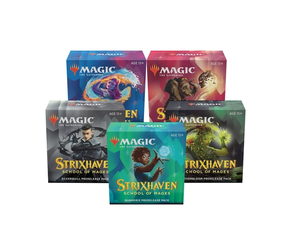 MTG Strixhaven At-Home Prerelease Pack Set of 5 with 10 Bonus Packs (Release Date 2021-04-16)
