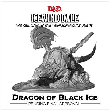 DND MINIS ICEWIND DALE RIME DRAGON OF BLACK ICE
