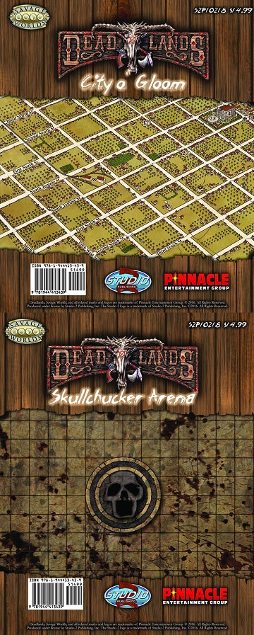 DEADLANDS CITY O' GLOOM & SKULLCHUCKER ARENA MAP | The CG Realm