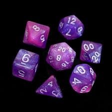 Die Hard Dice POLY RPG SET - ROYAL AURORA