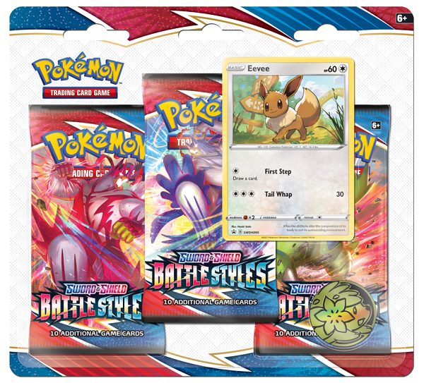 POKEMON SWSH5 BATTLE STYLES 3PK BLISTER (Release Date:  2021-03-19) | The CG Realm