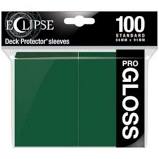 Eclipse Green Gloss Standard Sleeves (100 ct.)