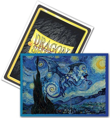 DRAGON SHIELD SLEEVES BRUSHED STARRY NIGHT 100CT