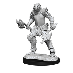 DND UNPAINTED MINIS WV15 DRAGONBORN FIGHTER FEMALE | The CG Realm