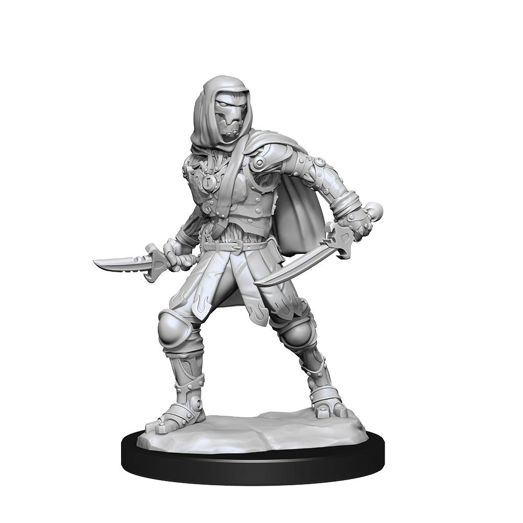 DND UNPAINTED MINIS WV14 WARFORGED ROGUE