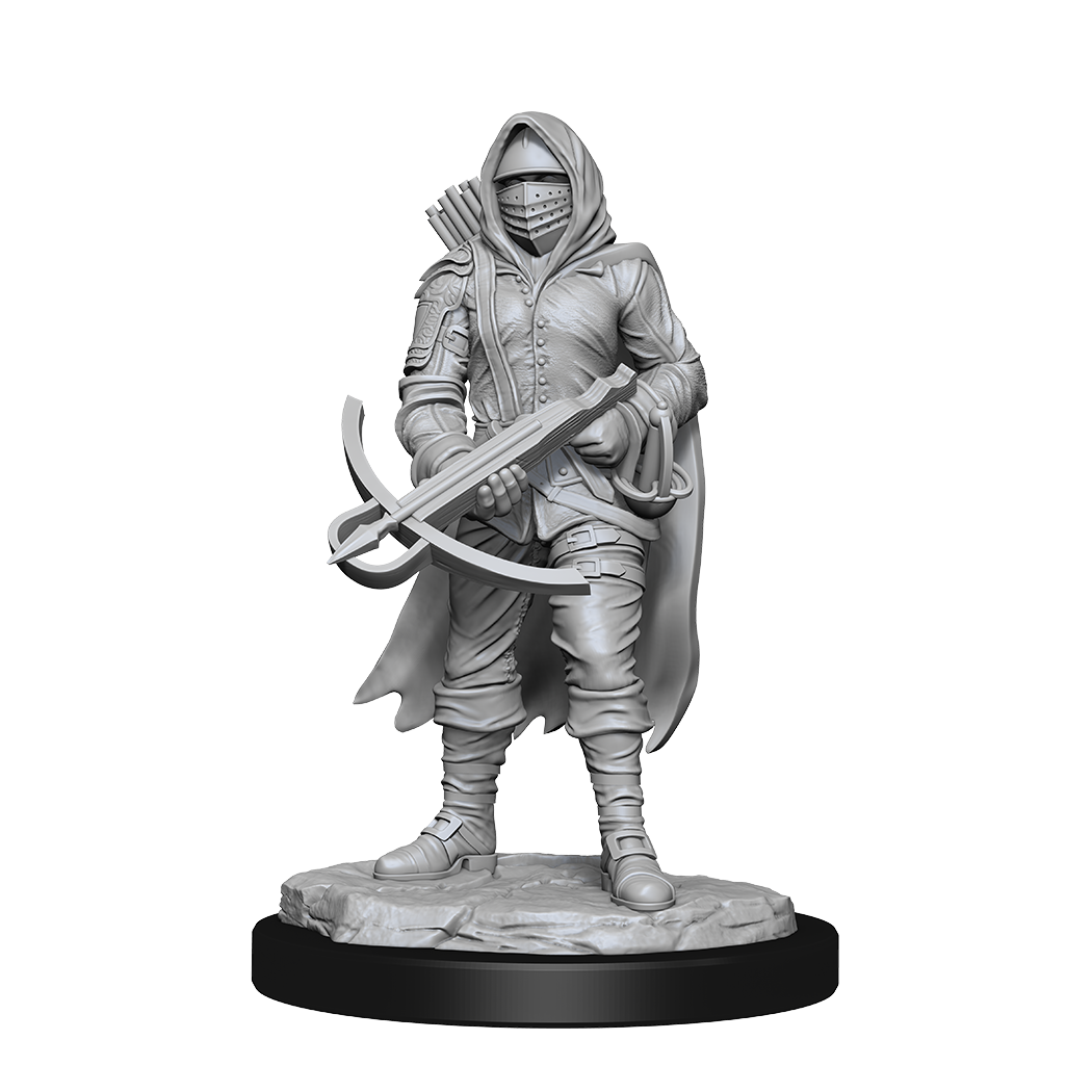 WIZKIDS UNPAINTED MINIS WV15 BOUNTY HUNTER/OUTLAW