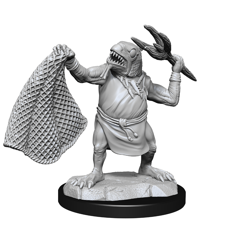 DND UNPAINTED MINIS WV14 KUO-TOA/KUO-TOA WHIP
