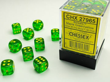 BOREALIS 36D6 MAPLE GREEN/YELLOW 12MM
