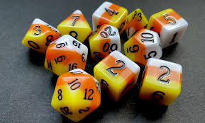 Ice Cream Dice Candy Corn