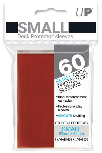 60ct Pro Red Small Deck Protectors | The CG Realm