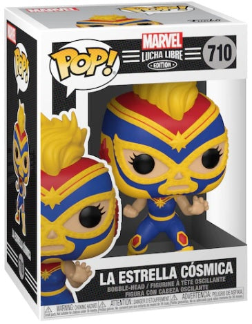 POP! MARVEL LUCHADORES - CAPTAIN MARVEL