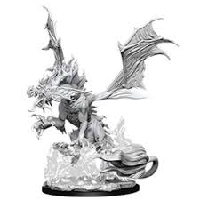 D&D Miniatures Primed Deep Cuts Nightmare Dragon | The CG Realm