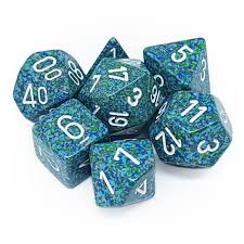 Chessex Speckled Sea Polyhedral 7 Die Set | The CG Realm