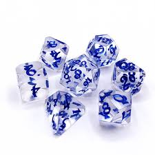 Die Hard Dice POLY AVALORE RPG SET - ISA SERENITY