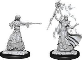 D&D Unpainted Miniatures Elf Wizard