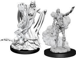 D&D Primed Miniatures Lich & Mummy Lord | The CG Realm