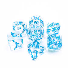 Die Hard Dice POLY AVALORE RPG SET - ISA MAGICK