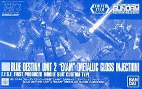 HG UC Blue Destiny Unit 2 EXAM (Metallic Gloss Injection) | The CG Realm