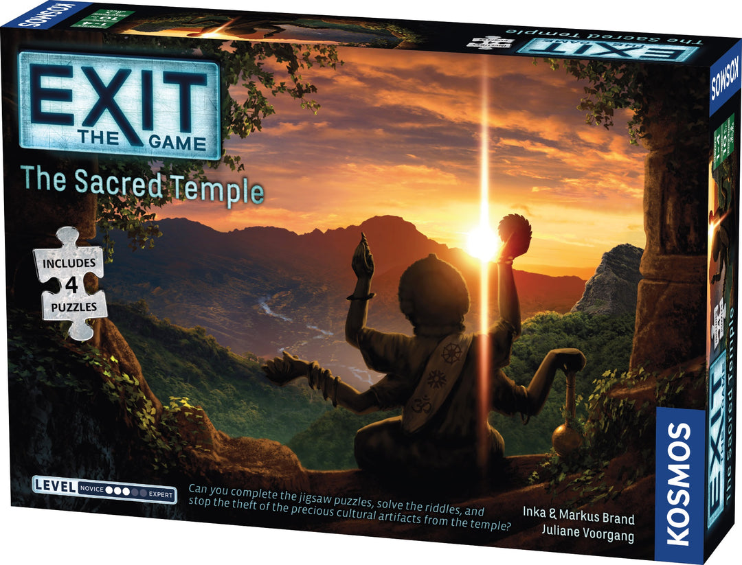 EXIT: THE SACRED TEMPLE (WITH PUZZLE) (Release Date:  2021-05-21)