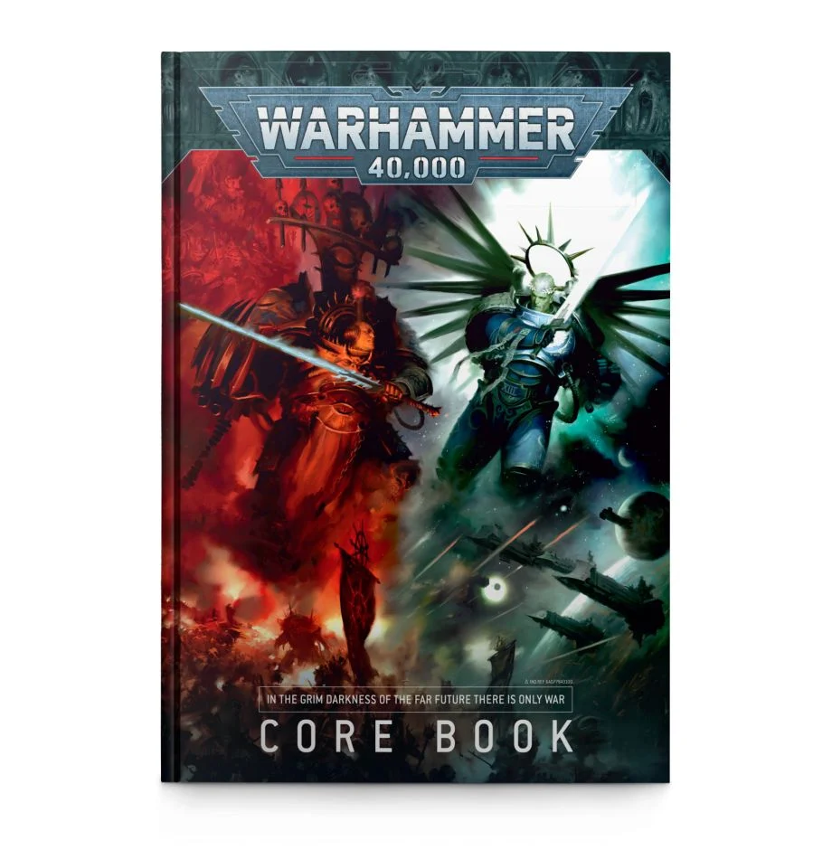 Warhammer 40k Core Rule Book [Damage on Book Cover]