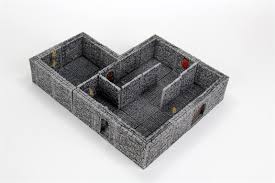 WARLOCK DUNGEON TILES II: FULL HEIGHT  STONE WALLS