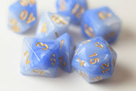 Die Hard Dice POLY RPG SET - CLOUDS