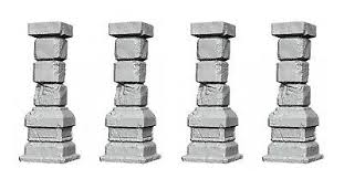 WIZKIDS UNPAINTED MINIS WV3 PILLARS