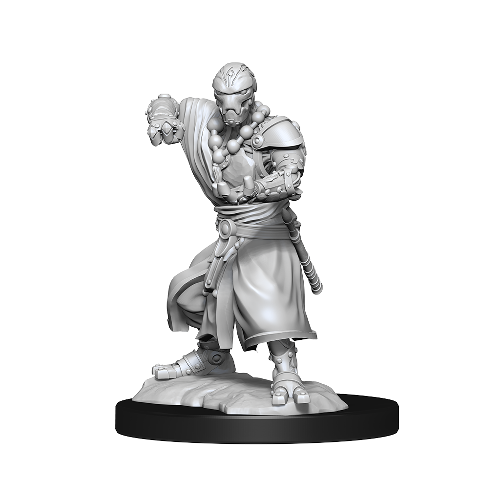DND UNPAINTED MINIS WV14 WARFORGED MONK