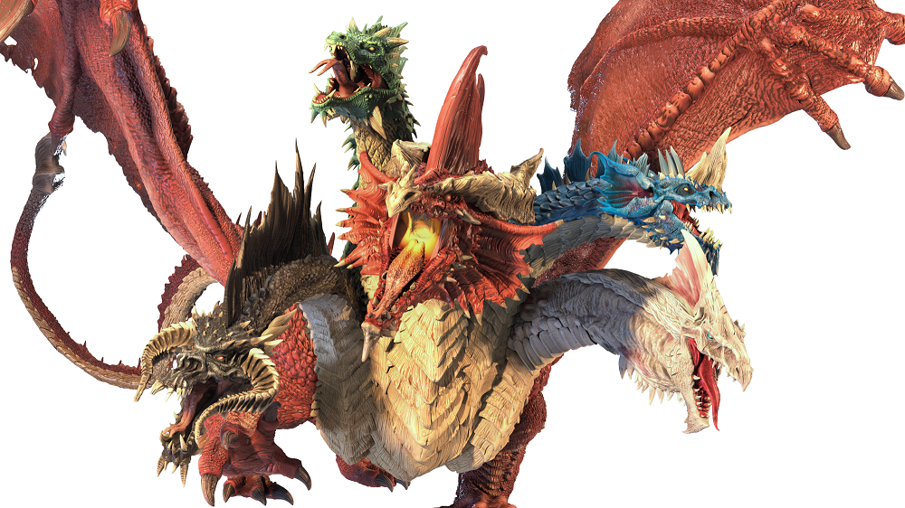 DND ICONS: GARGANTUAN TIAMAT FIGURE (Release Date:  2021-11-15)