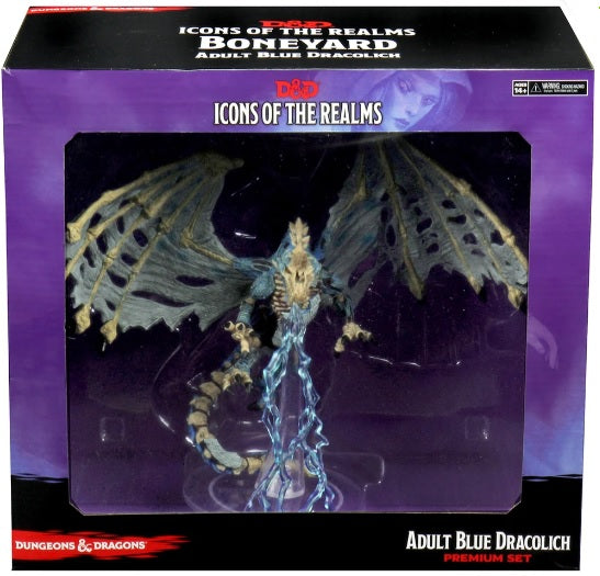 DND ICONS 18: BONEYARD BLUE DRACOLICH PREM SET | The CG Realm