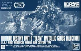 HG UC Blue Destiny Unit 3 EXAM (Metallic Gloss Injection) | The CG Realm