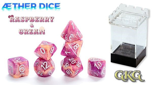 AETHER DICE - RASPBERRY AND CREAM | The CG Realm