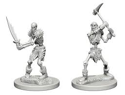 D&D Nolzur's Marvelous Miniatures Primed Skeletons