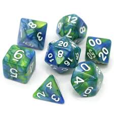 Die Hard Dice POLY RPG SET - TERRA