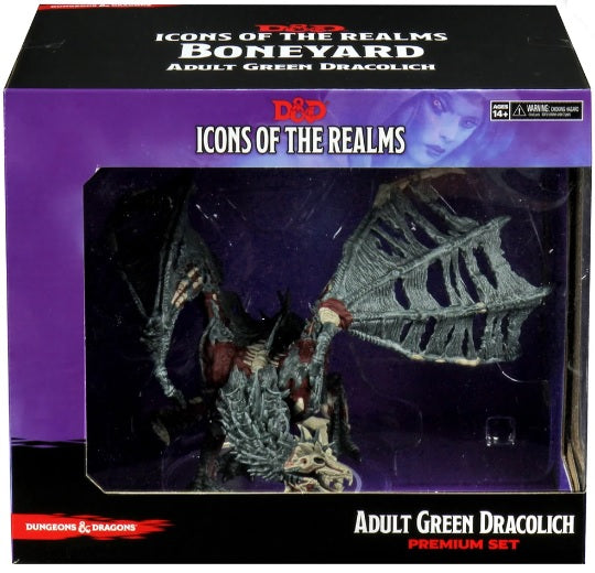 DND ICONS 18: BONEYARD GREEN DRACOLICH PREM SET