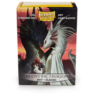Dragon Shield Art Sleeve - ‘Valentine Dragons‘ 100ct