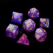 Die Hard Dice POLY RPG SET - BRIAR ROSE AURORA