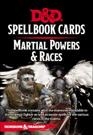 Spellbook Cards Martial Powers & Races | The CG Realm