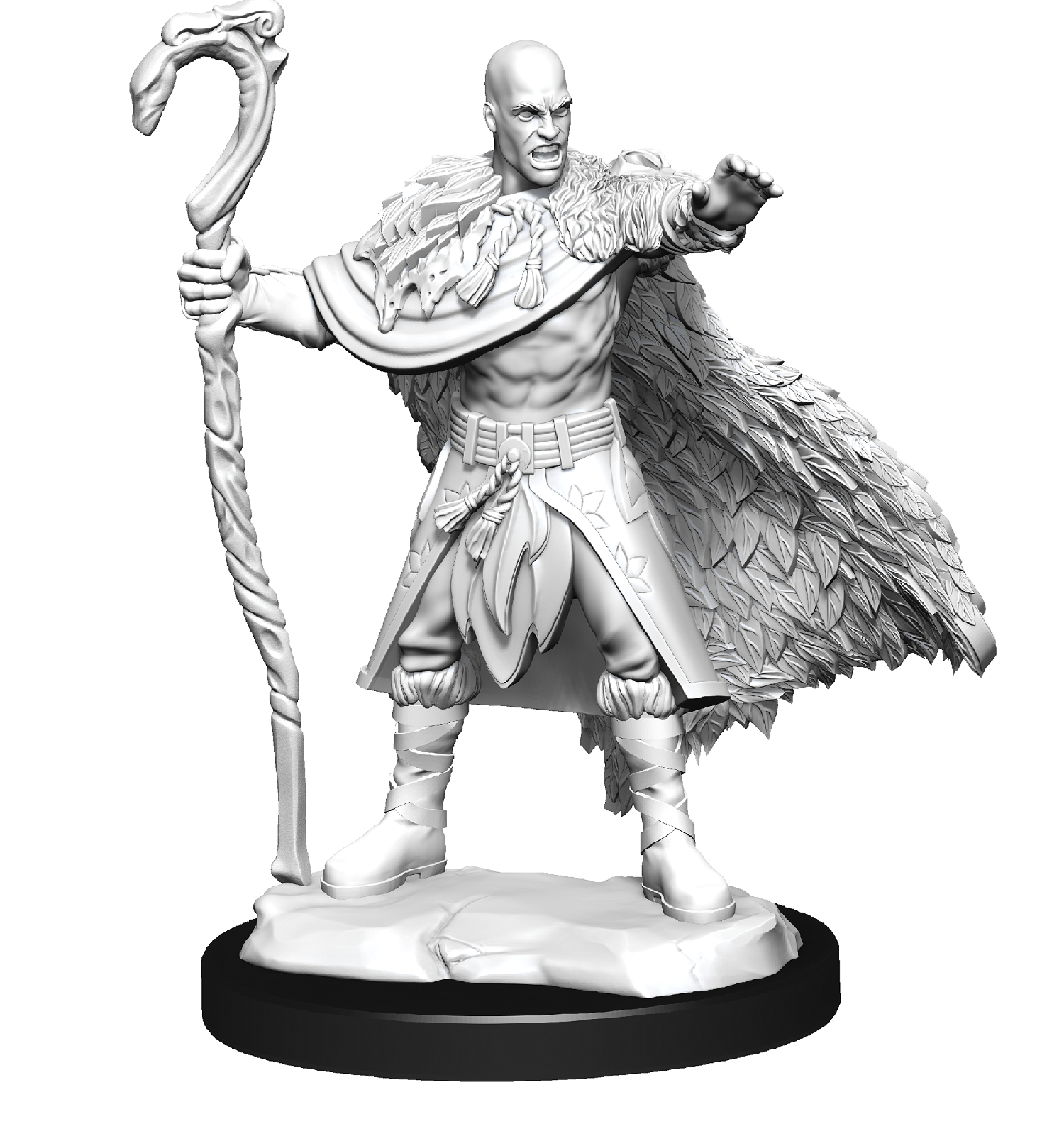 DND UNPAINTED MINIS WV14 HUMAN DRUID MALE | The CG Realm
